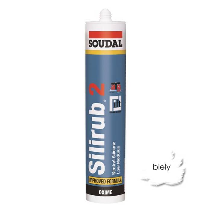 Silikon Soudal Silirub 2 biely 310 ml neutralny OXIM EAN 5411183008274