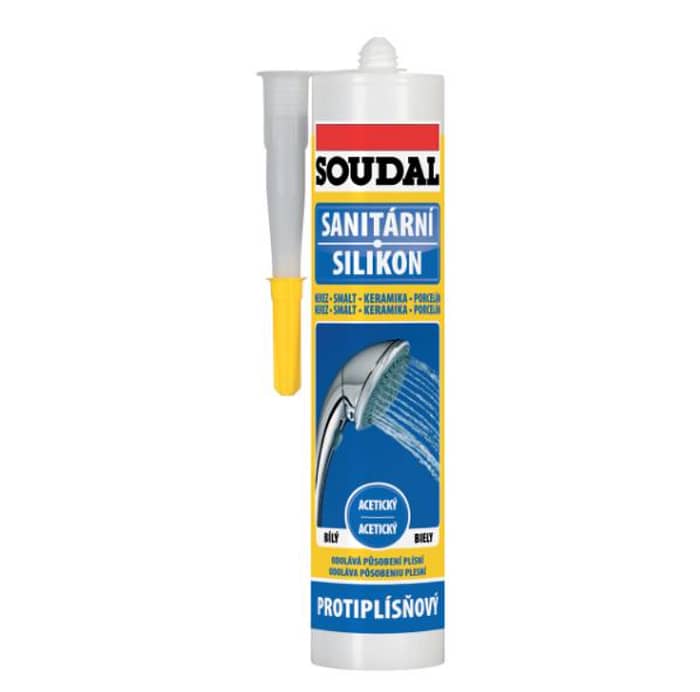 Silikon Soudal sanitarny transparent 280 ml acetatovy EAN 5411183008229