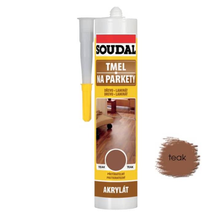 Tmel Soudal Akrylovy parketovy TEAK 280 ml EAN 5411183030077