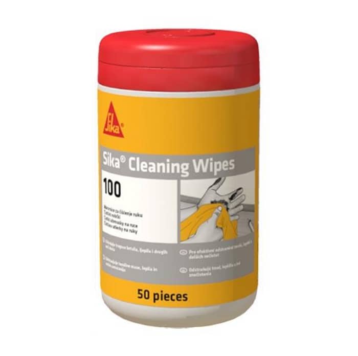 Utierky Sika Cleaning Wipes 100 vlhcene 50 ks bal