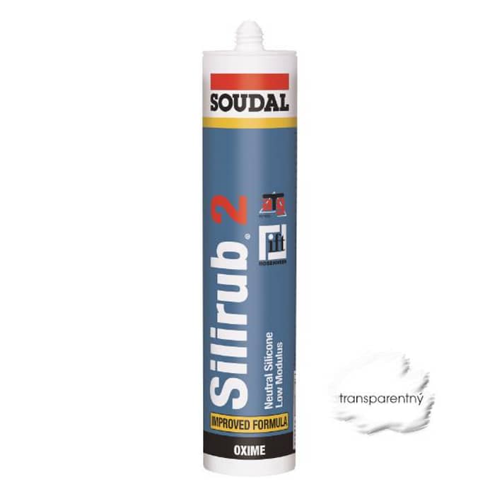 Silikon Soudal Silirub 2 transparent 310 ml neutralny OXIM EAN 5411183008267