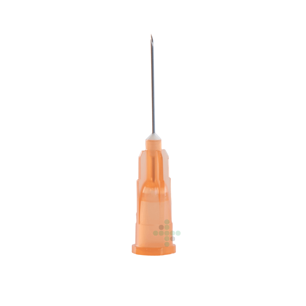 Jednorázová jehla 25G x 5/8" oranžová, 100 ks
