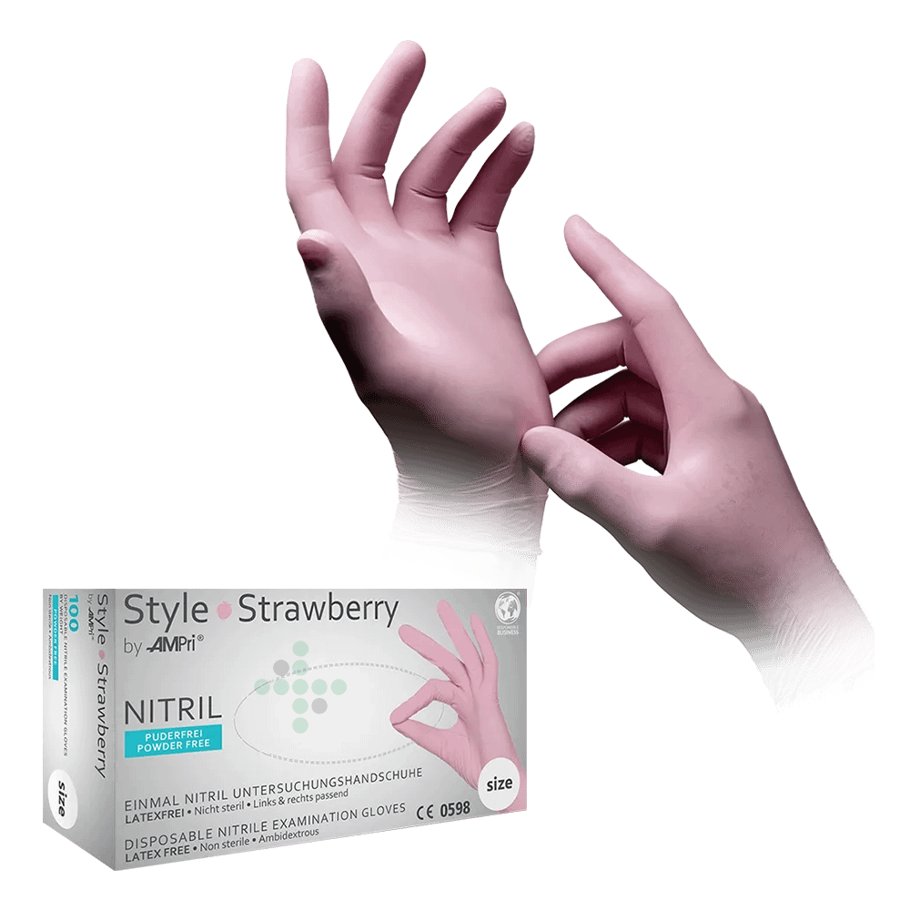 01185 Styl Jahoda PREMIUM nitrilové rukavice, 100 ks - Obrázek 1