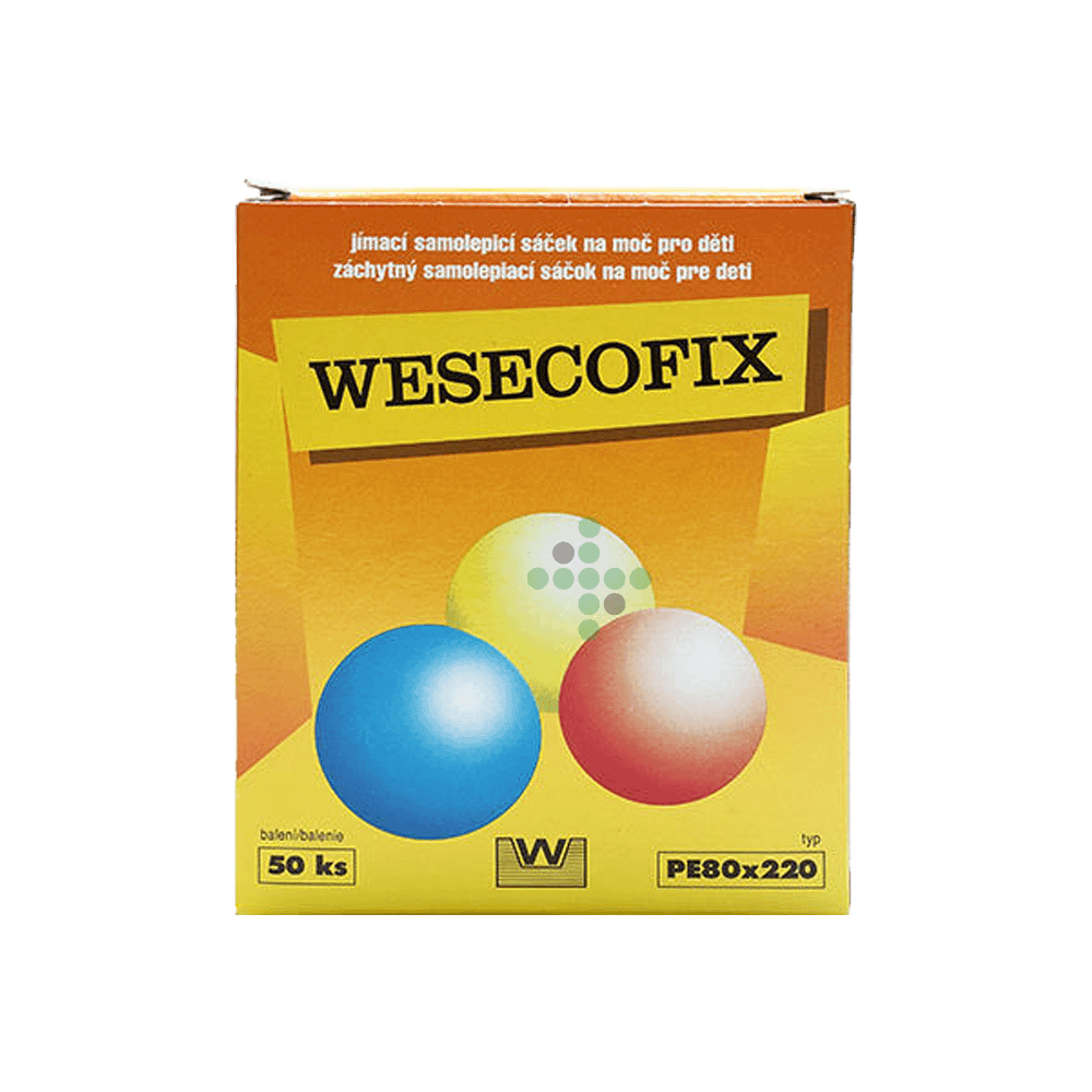 WES01 WESECOFIX Detský močový sáčok, 50 ks - Obrázok 1