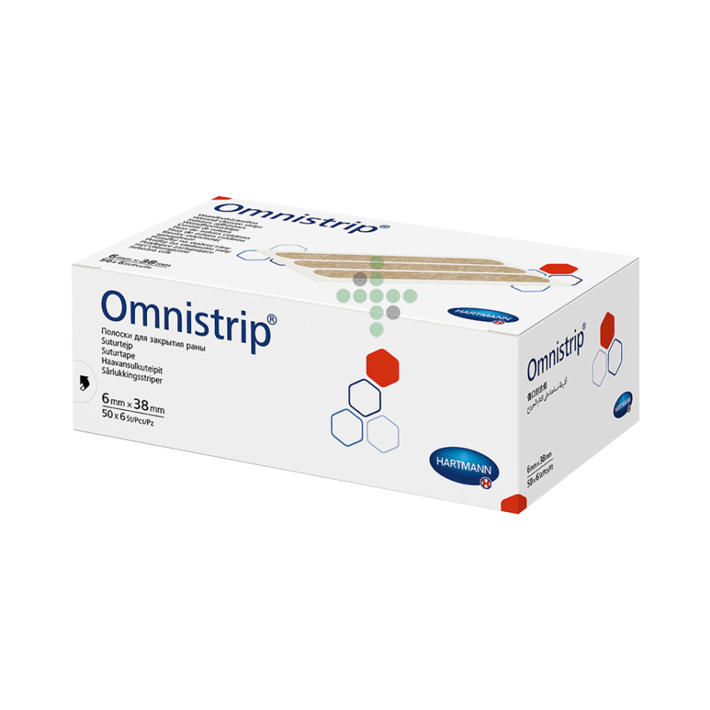 Omnistrip prúžky na stiahnutie rany 6x38 mm, 6 ks - Obrázok 2