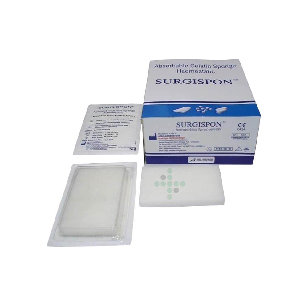 SPP-805010 Hemostatikum Surgispon Standard 80x50x10 mm-10 ks - Obrázok 1