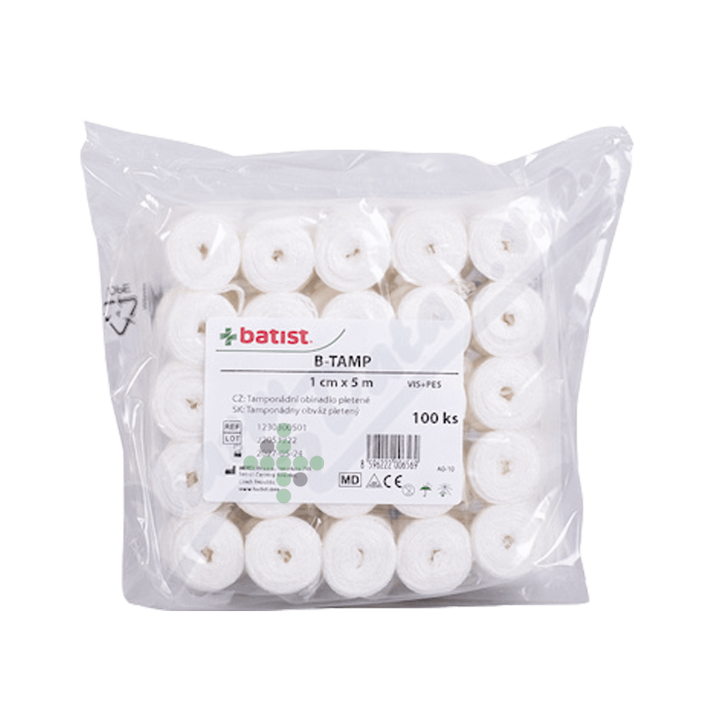 Bandaż tamponadowy 1 cm x 5 m, 100 szt.