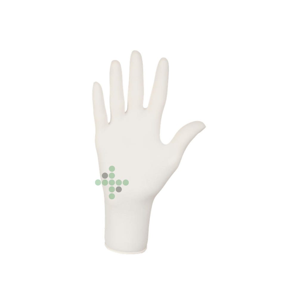 01012N_1 Rękawiczki lateksowe, pudrowane, 100 sztuk, różne rozmiary - Obraz 1