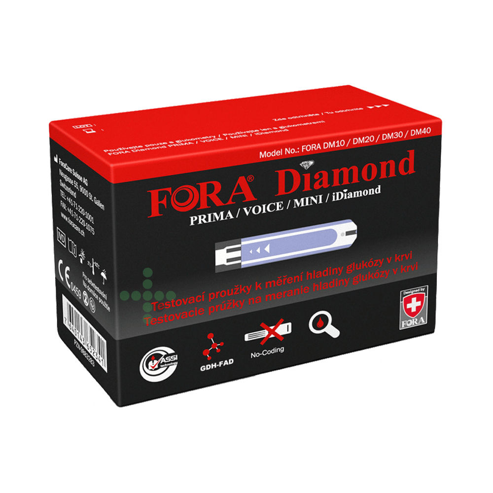 5003015 Paski testowe Fora Diamond, 50 szt. - Obraz 1