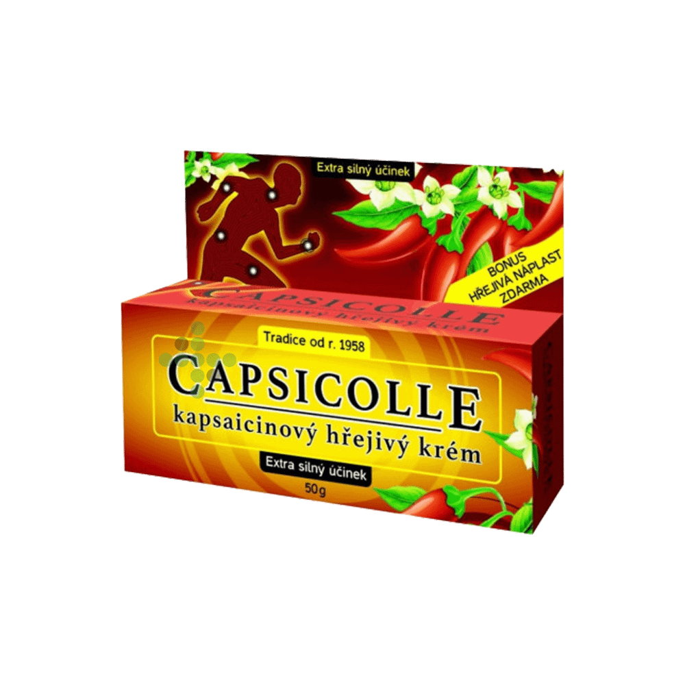 CAP04 CAPSICOLLE kapsaicyna krem extra rozgrzewający 50 g - Obraz 1