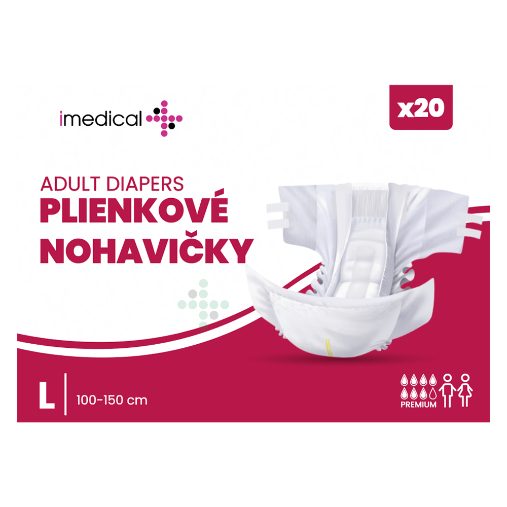 Majtki pieluchowe 20 sztuk - rozmiar L