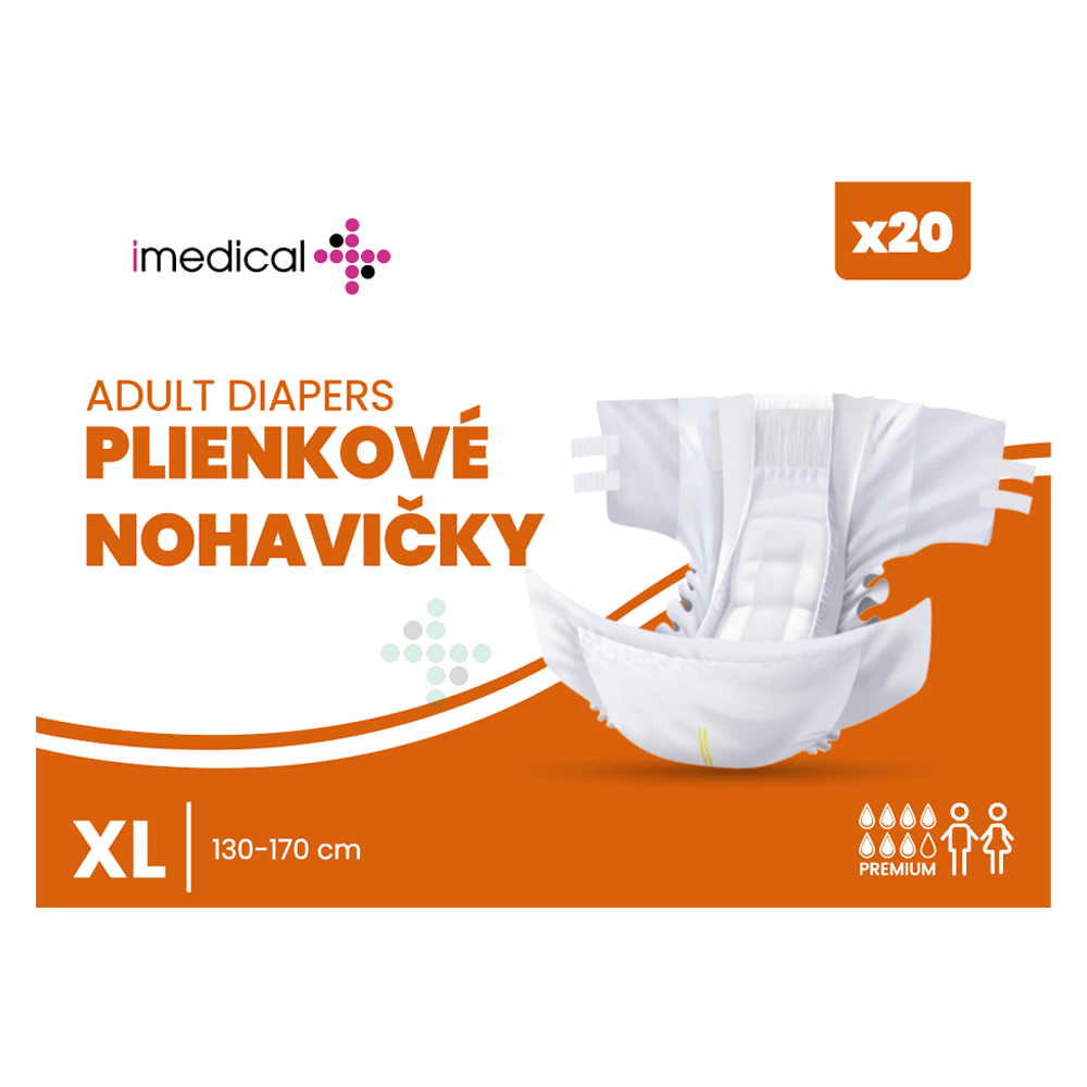 Majtki pieluchowe 20 sztuk - rozmiar XL