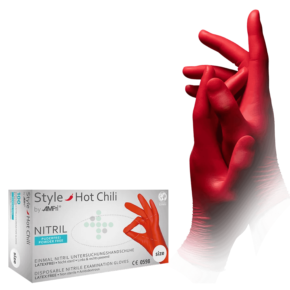 Rękawice nitrylowe Style Hot Chili PREMIUM, 100 szt.