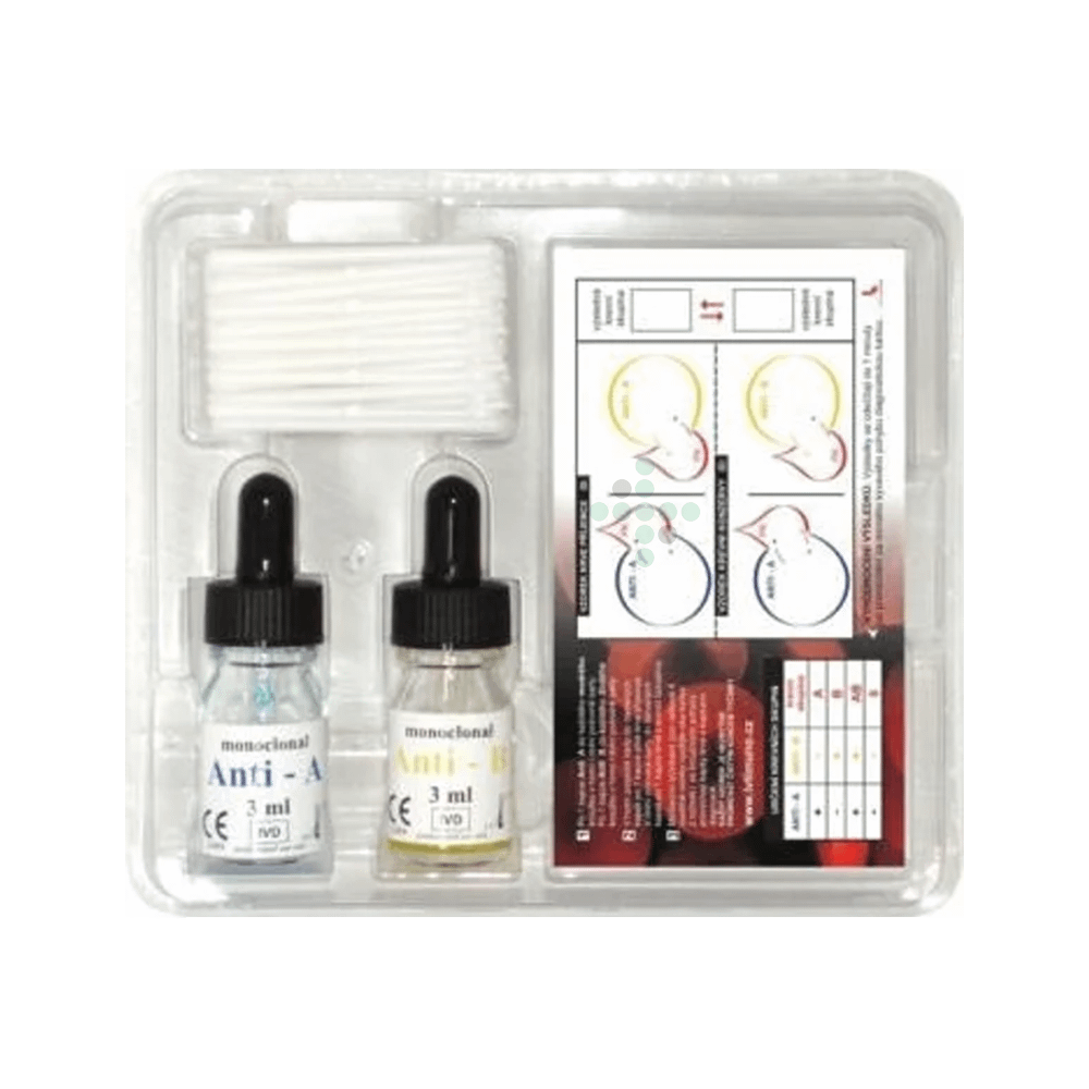 ABO 006 AB0 30 Zestaw diagnostyczny 30 szt - dawcy krwi - Obraz 1