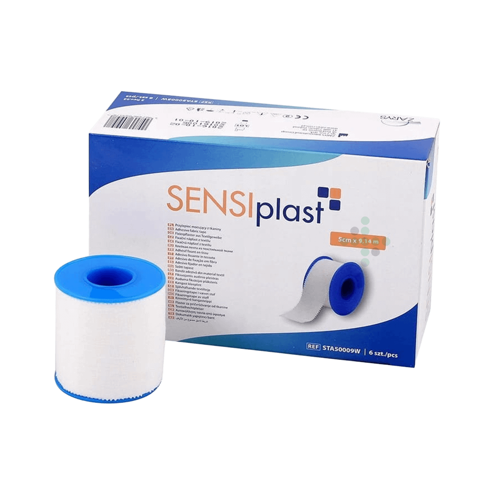 STA50009W Plaster tekstylny SENSIplast 5 cm x 9,14 m - Obraz 1