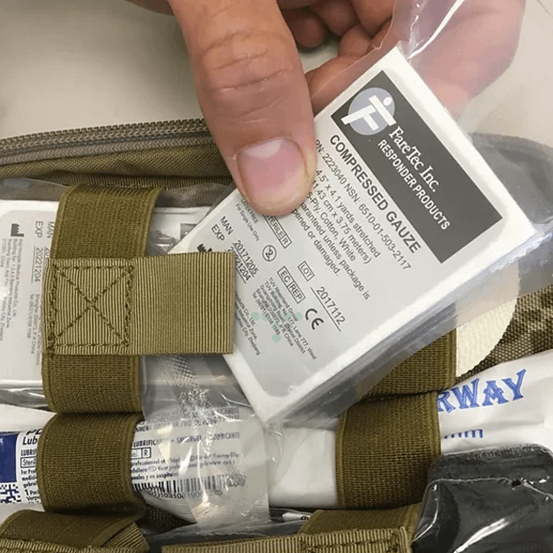 Compressed gauze bandage - kompresná skladaná gáza - Obrázok 3