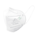 Respirátor SolidSafety FFP2, bez ventilu - bílý