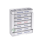 Dávkovač liekov, týždenný