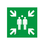 Nálepka "Miesto zhromaždenia"