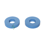 Testovací magnet k defibrilátorom, pár