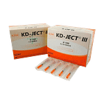 Inzulínová striekačka 0,5 ml G29, s ihlou, 100 ks