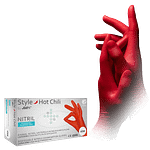 Style Hot Chili PREMIUM nitrilové rukavice,100 ks