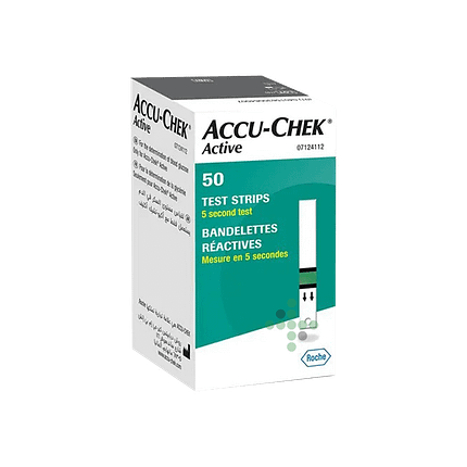 ACCU-CHEK Aktivní testovací proužky, 50 kusů