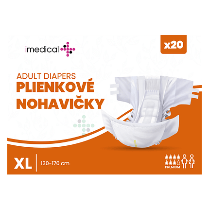 Plenkové kalhotky 20 ks - velikost XL