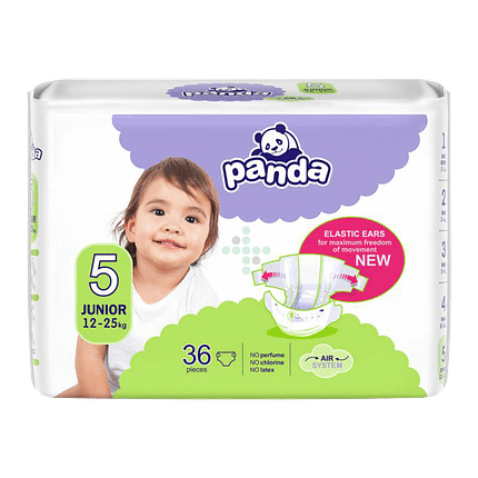 BELLA PANDA JUNIOR 5 Dětské pleny 12-25 kg, 36 ks