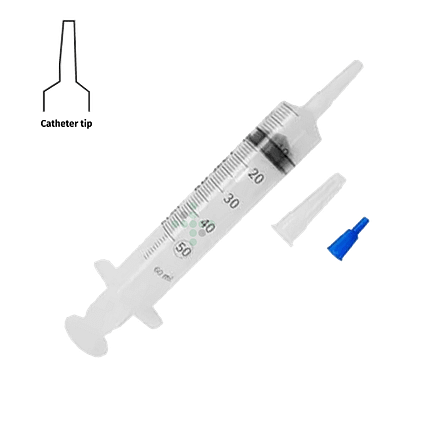 KDM stříkačka 50/60 ml, katétr - 1 ks