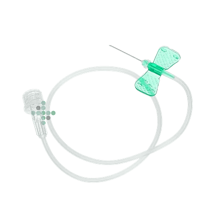 Ihla krídelková 21G x 3/4 zelená, 50 ks