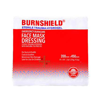 Burnshield face mask krytie na popáleniny 20x45 cm