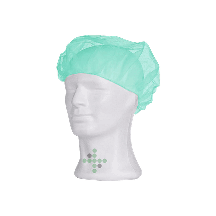 Operačná čiapka baret, zelená - 100 ks
