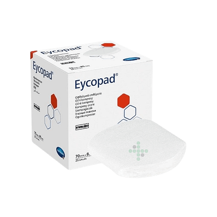 Očné krytie Eycopad sterilné 70 x 85 mm, 1 ks