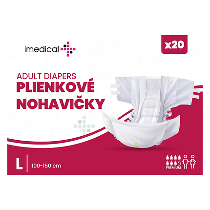 Plienkové nohavičky 20 ks - veľkosť L