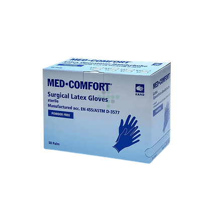Rukavice Comfort latex, nepudrované-viac veľkostí