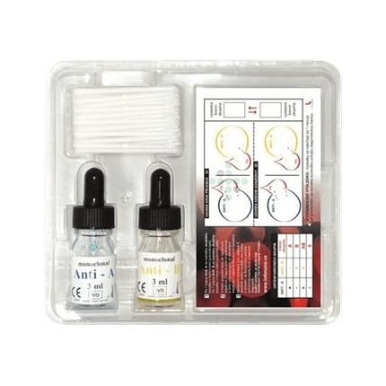 AB0 30 Súprava diagnostická 30 ks - darcovia krvi