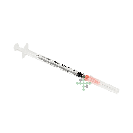 Strzykawka insulinowa 1 ml G30, z igłą, 100 szt.