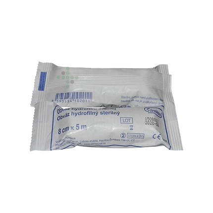 Steri-Hold opatrunek hydrofilowy 8 cm x 5 m, sterylny