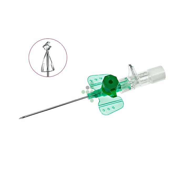 Bezpečnostní intravenózní kanyla 18G, krátká 1 ks - Obrázek 1