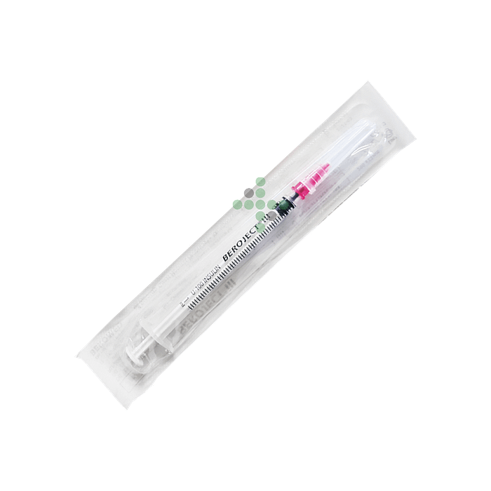 Inzulínová stříkačka 1 ml 29G, odnímatelná jehla - Obrázek 1