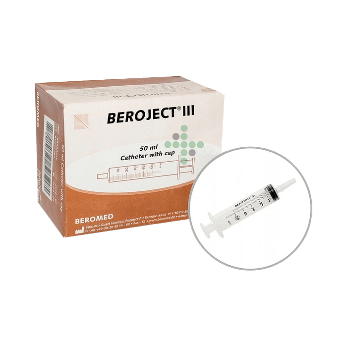 BERO Jednorázová injekční stříkačka 50 ml,1 ks - Obrázek 2