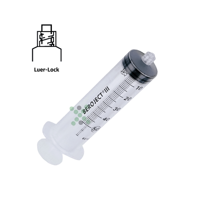 BERO Injekční stříkačka 50 ml, sterilní, LL špička, 1 ks - Obrázek 1