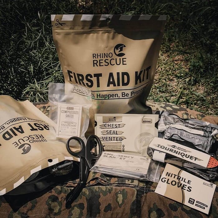 Taktická traumatologická sada Rhino Rescue - 10 ks - Obrázek 3
