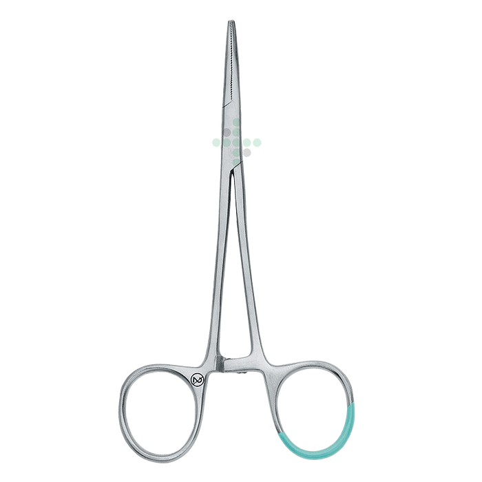 Anatomicky zakřivená svorka Freckle Halsted - 12,5 cm - Obrázek 1