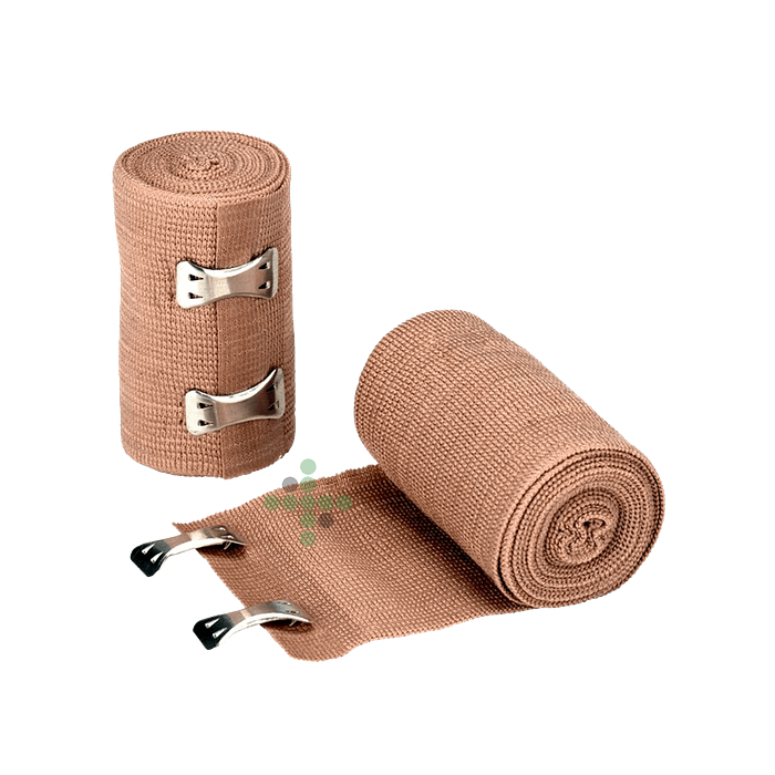 Obväz elastický 5 cm x 5 m, hnedý - Obrázok 1