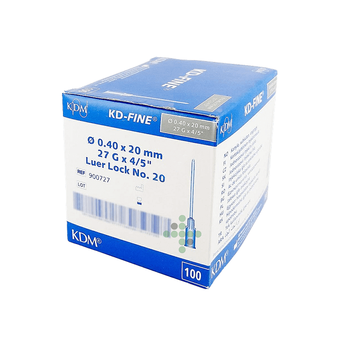 Jednorázová ihla 27G x 4/5" sivá, 100 ks - Obrázok 2