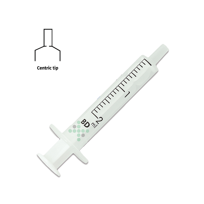BD Jednorázová striekačka 2 ml, 100 ks - Obrázok 1