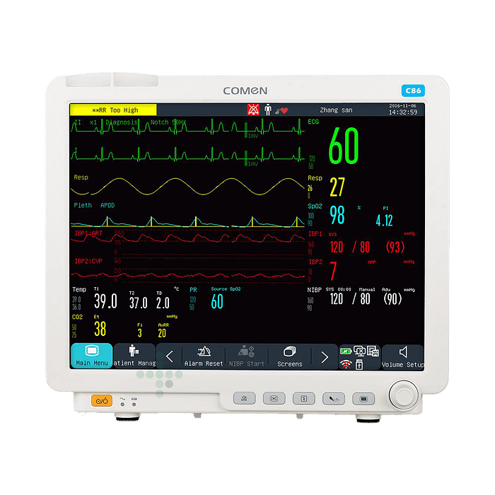 Viacparametrový pacientsky monitor C86 - Obrázok 2