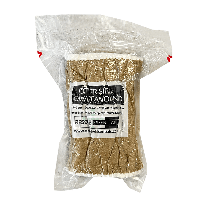Emergency Trauma Dressing, núdzový obväz 4" - Obrázok 2